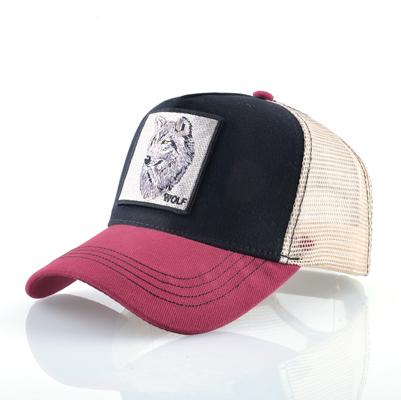 Casquette Loup Multicolore